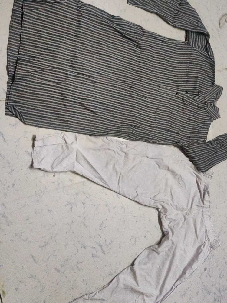 Striped Kurta Pajama Set