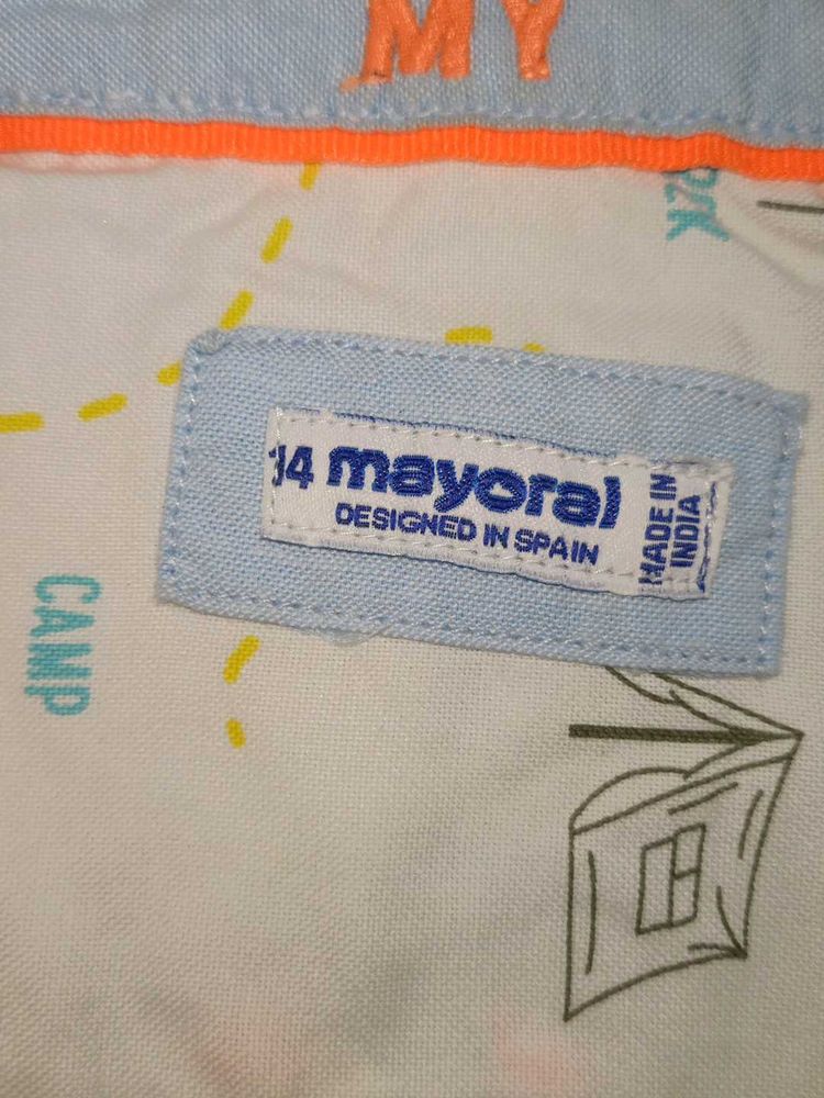 Mayoral Girls' Printed Shirt