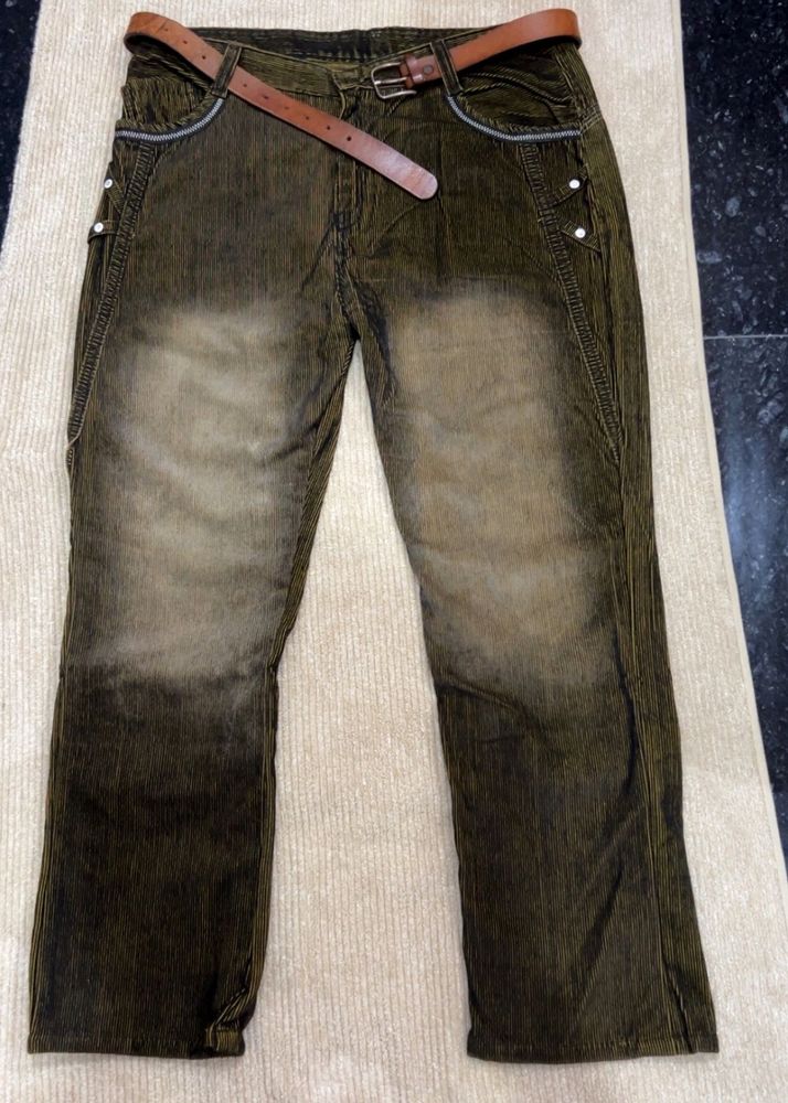 ♨️Semantic Design Corduroy FadedPunk Style