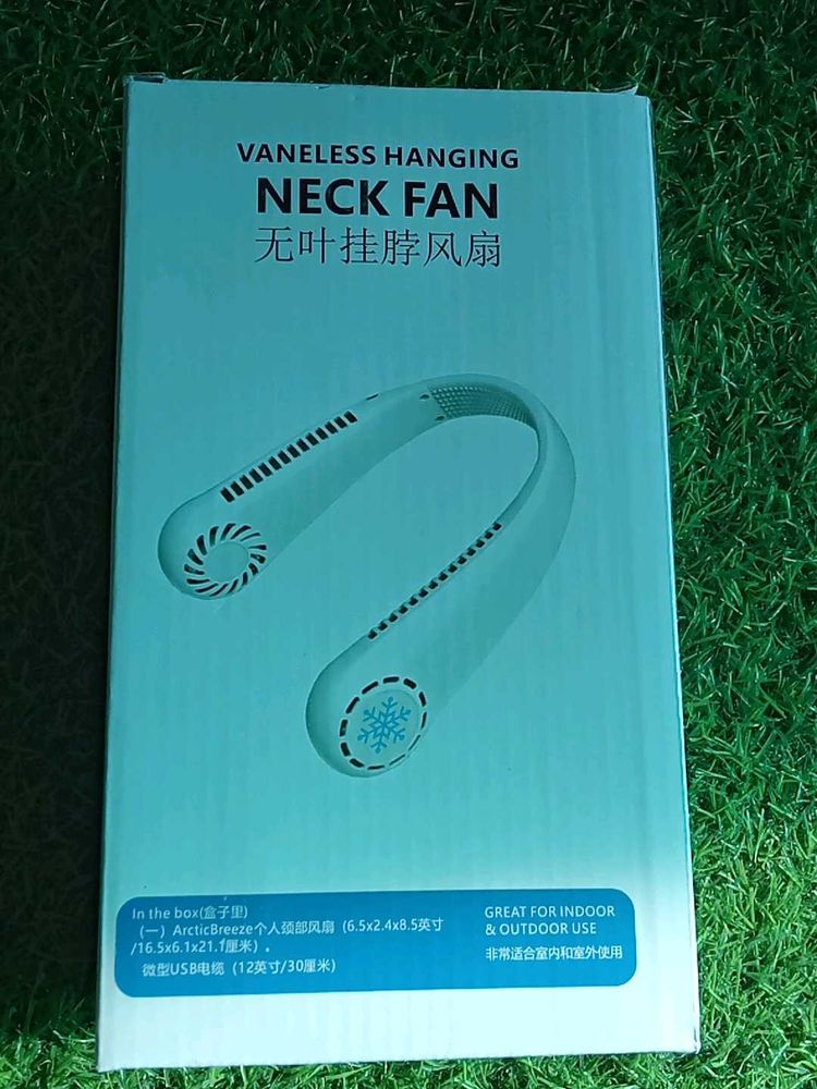 vaneless hanging neck fan pink