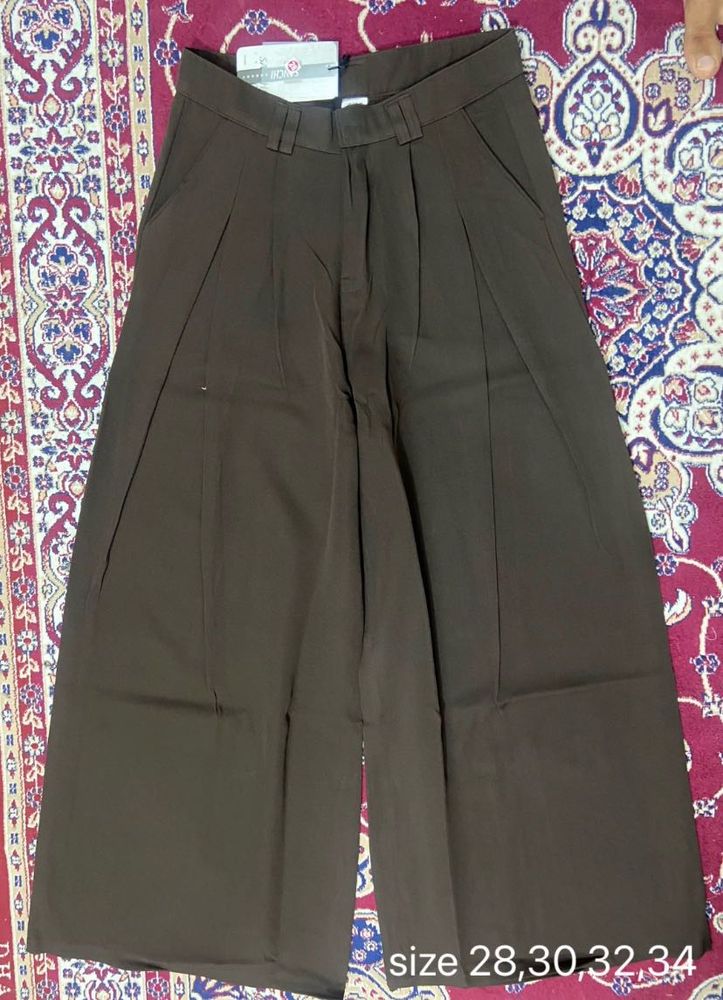 Stylish Brown Palazzo Pants