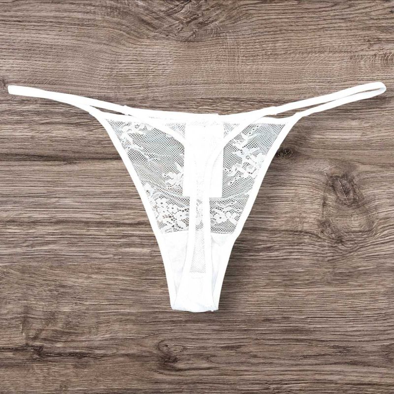 Women > Briefs | H&M White Lace G-String Thong | Freeup