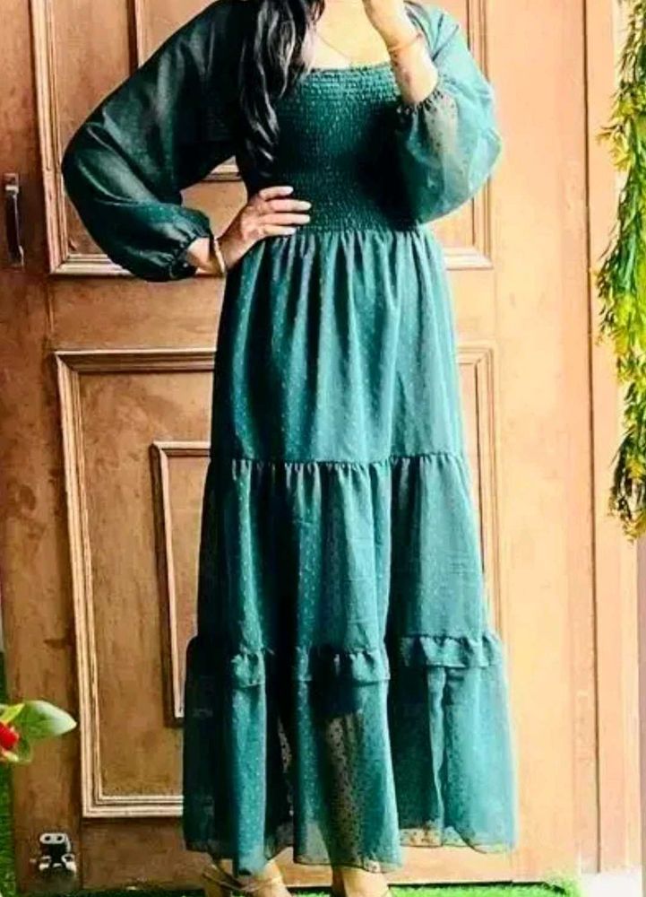 Emerald Green Maxi Dress