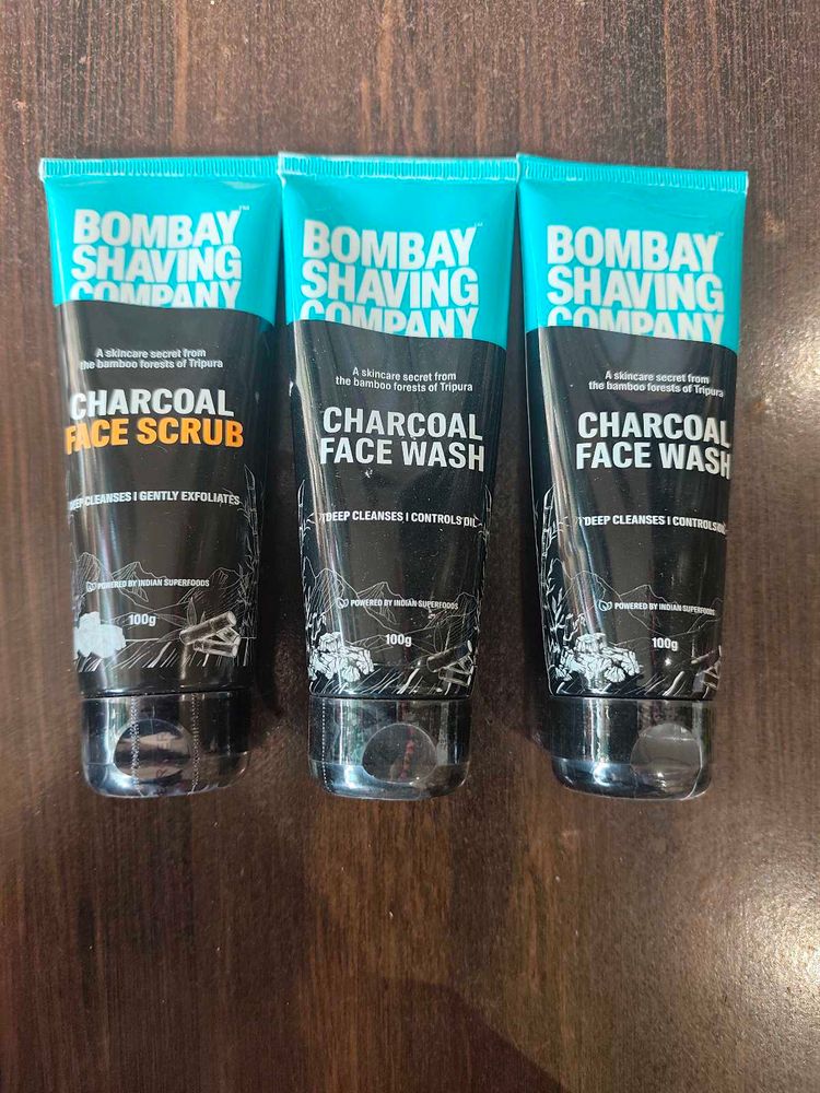 Bombay Shaving Company Face Wash &amp; Scrub Set
