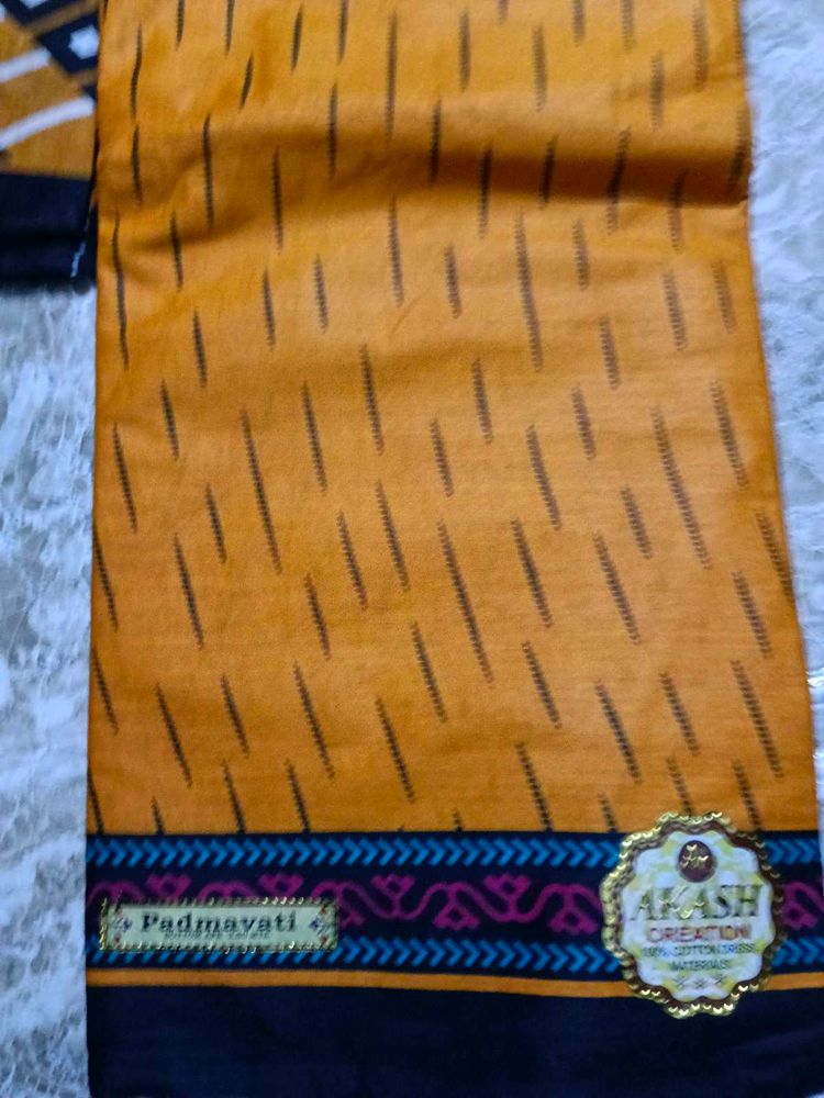 Vibrant yellow suit unstitched
