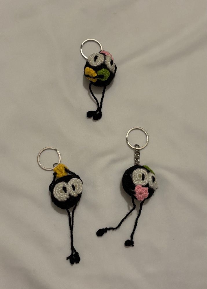 Soot Sprites Keychain (Set of 3)