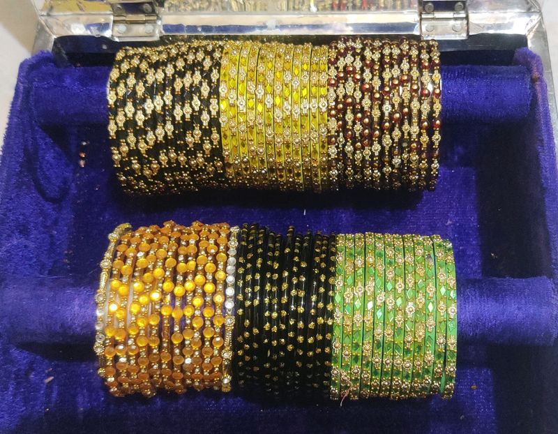 Bohemian Beaded Bangles Set