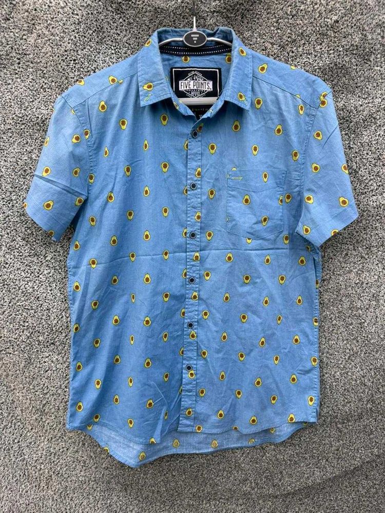Five Points Avocado Print Shirt
