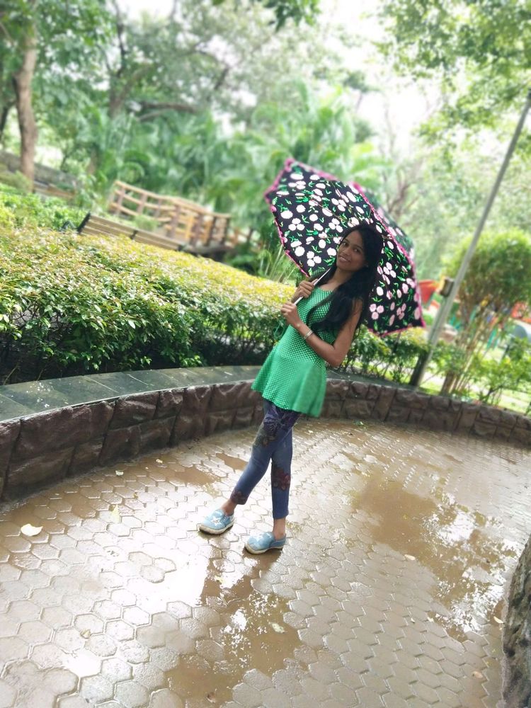 Beautiful Green Colour polka dot top/ Trendy top