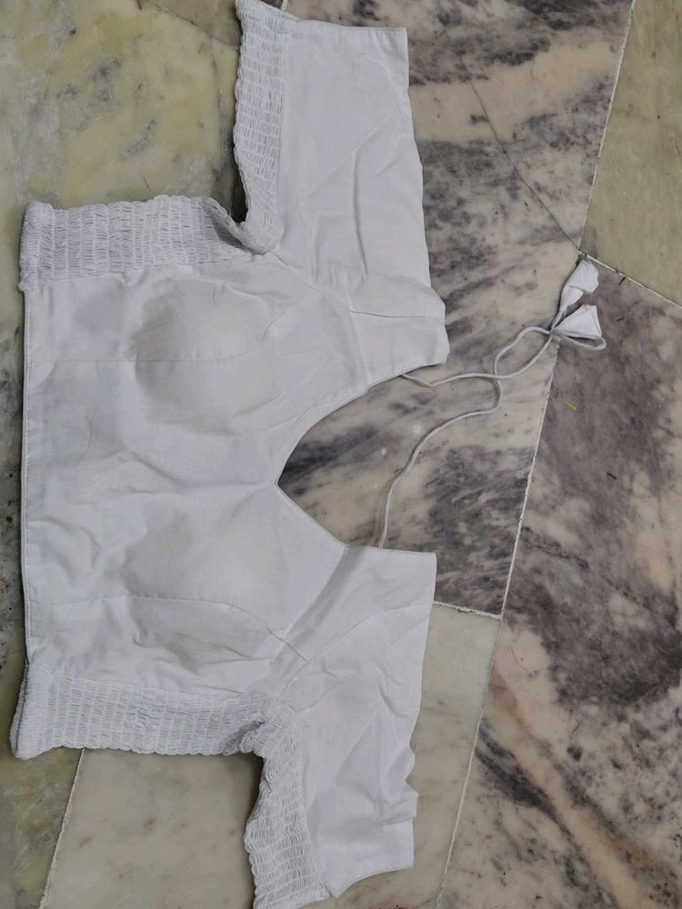 Classic White Cotton Blouse