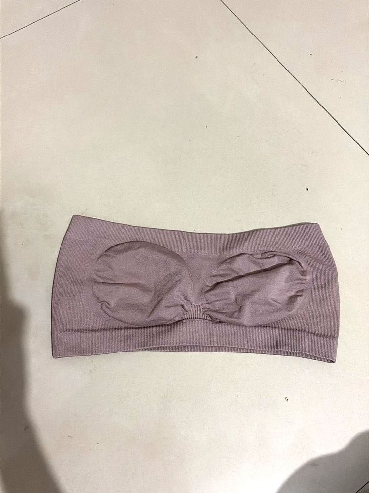 Seamless Strapless Sports Bra