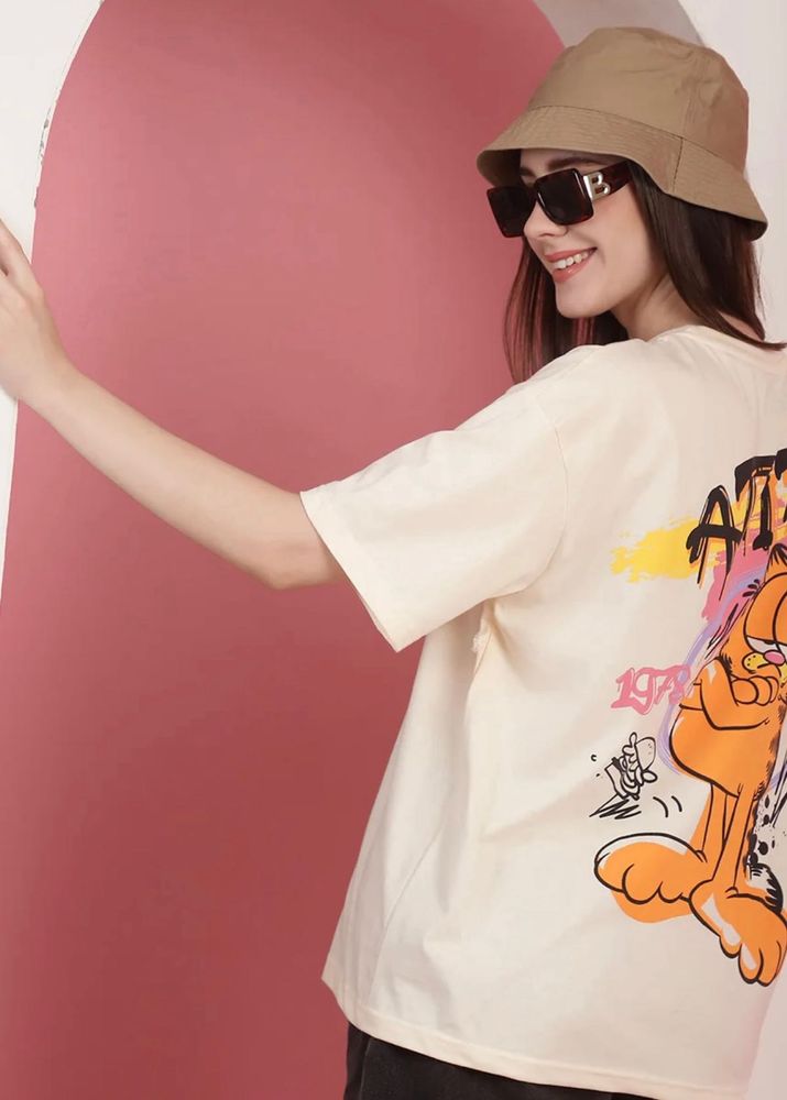Women Graphic Printed Round NeckCotton T-shirt