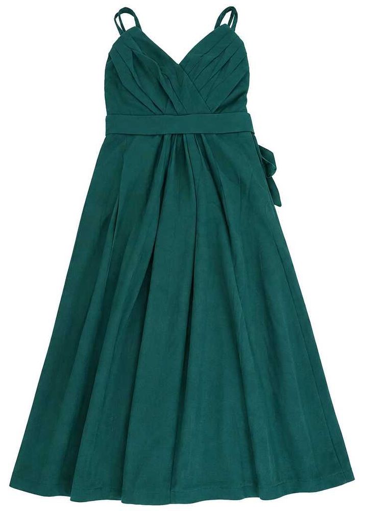Elegant Teal Midi Dress
