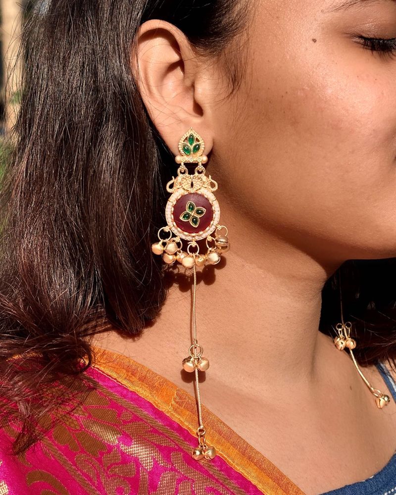 NEW Kashmiri Dejhoor Jhumka Earrings