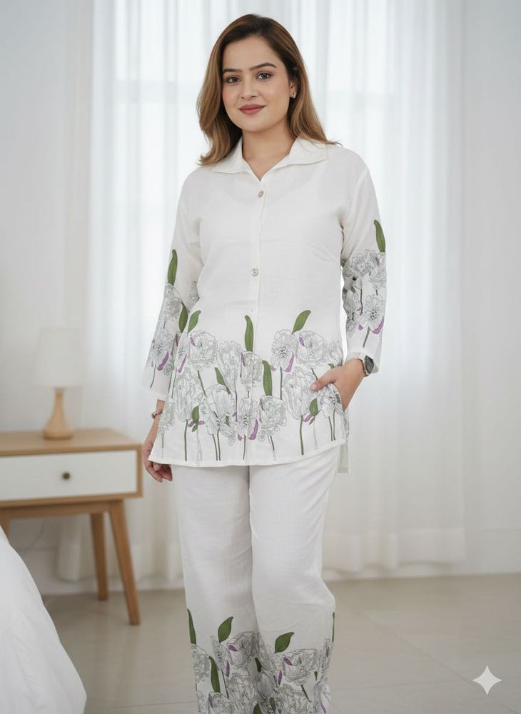 Floral Print Kurta Set