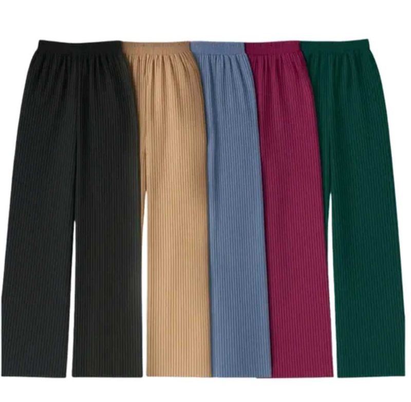 Pleated Wide Leg Trousers