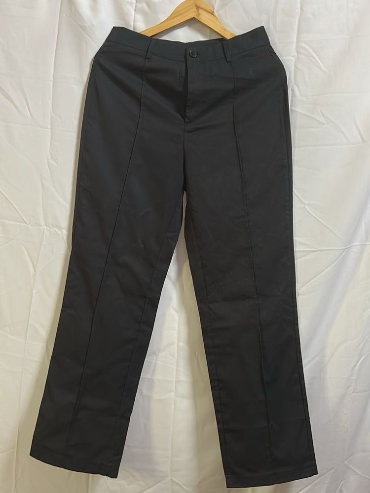 Classic Black Straight Leg Pants