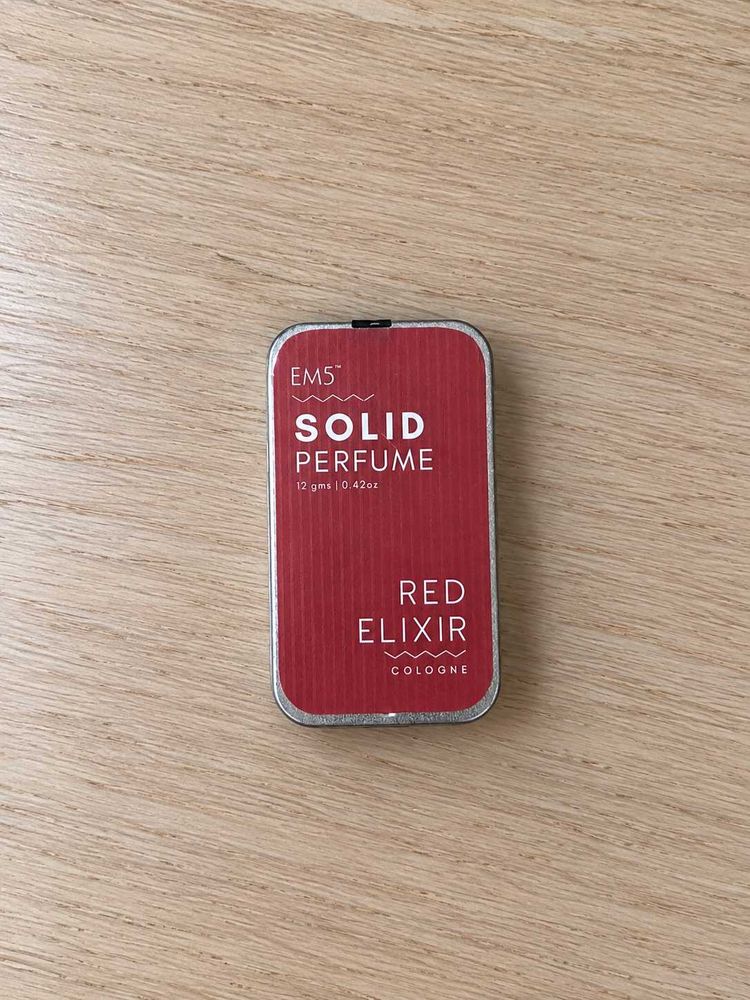 EM5 Solid Perfume Red Elixir Cologne (New)