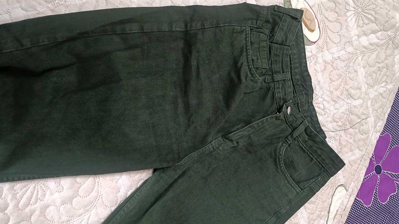 Dark Green Cargo Pants