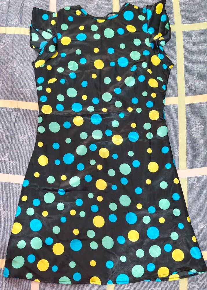 Retro Polka Dot Mini Dress