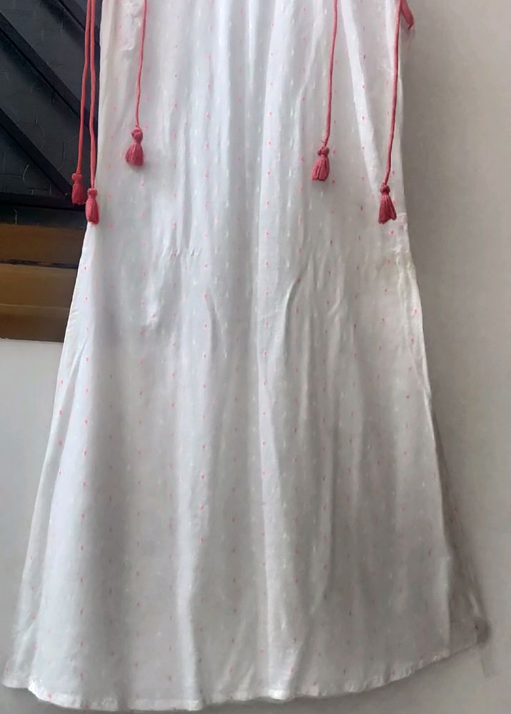White Cotton Kurta