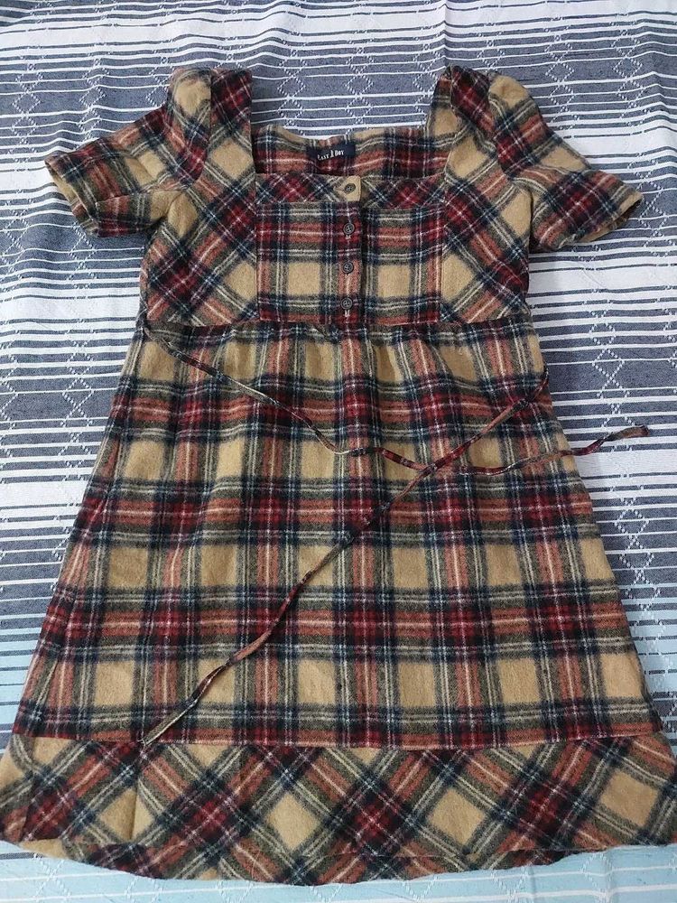 Plaid Mini Dress