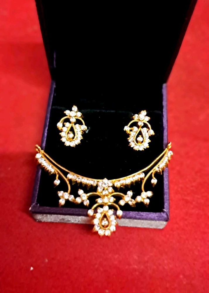 Exquisite Diamond pendent&amp; Earring Set💃💃
