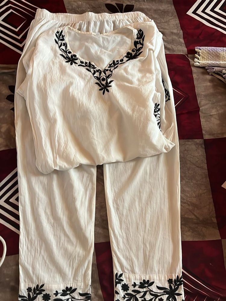 Embroidered Kurta Set