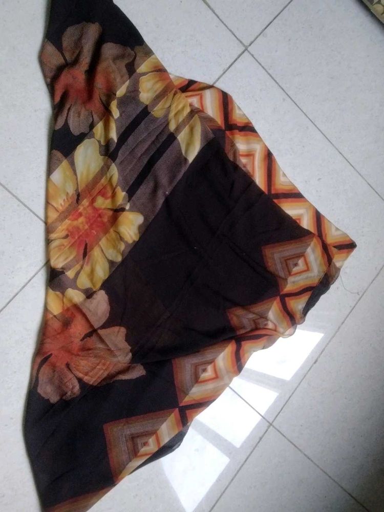 Floral Print Scarf