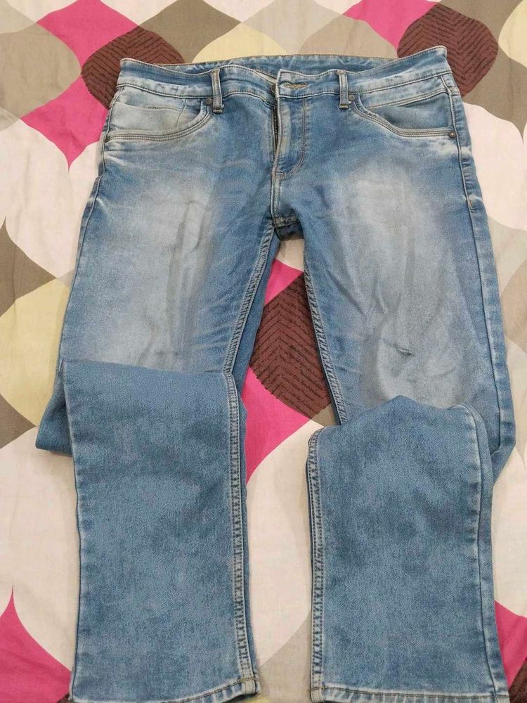 Light Wash Denim Jeans