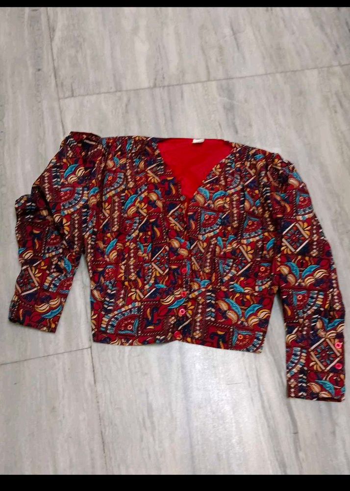 imported fabric crop top