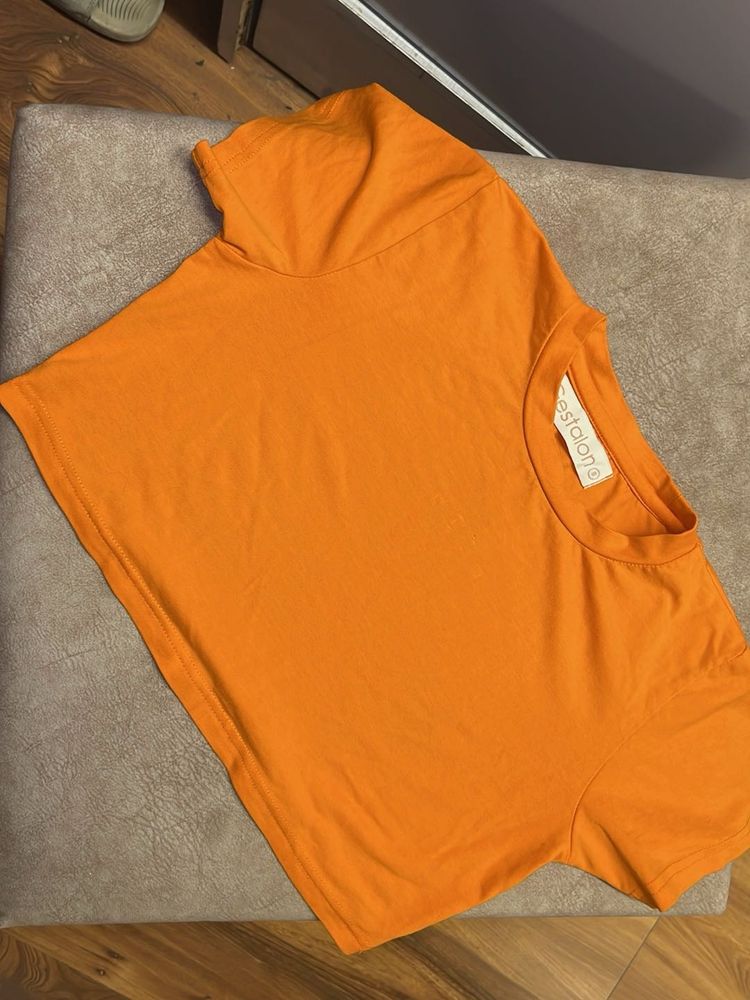 crop Estalone Orange Top