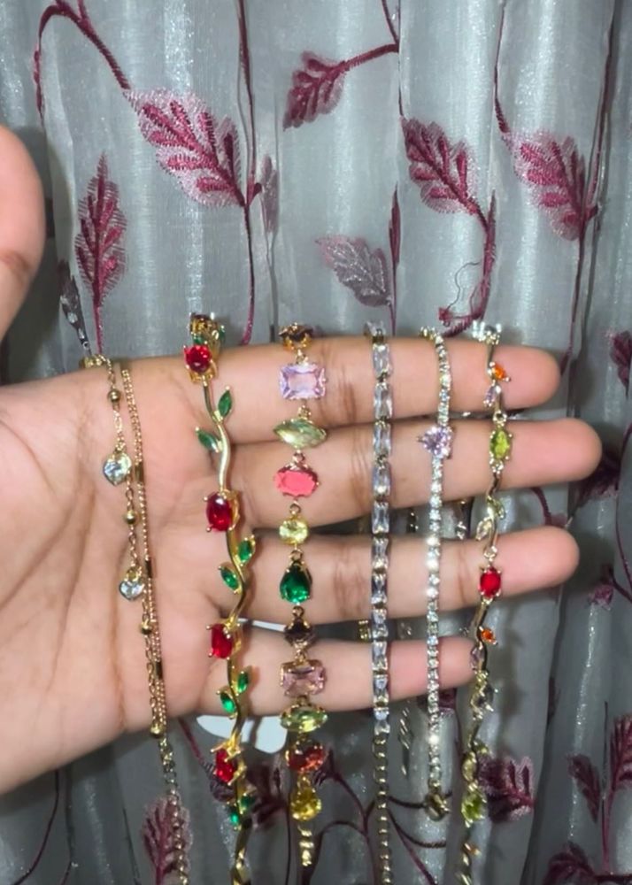 Colorful Gemstone Bracelets