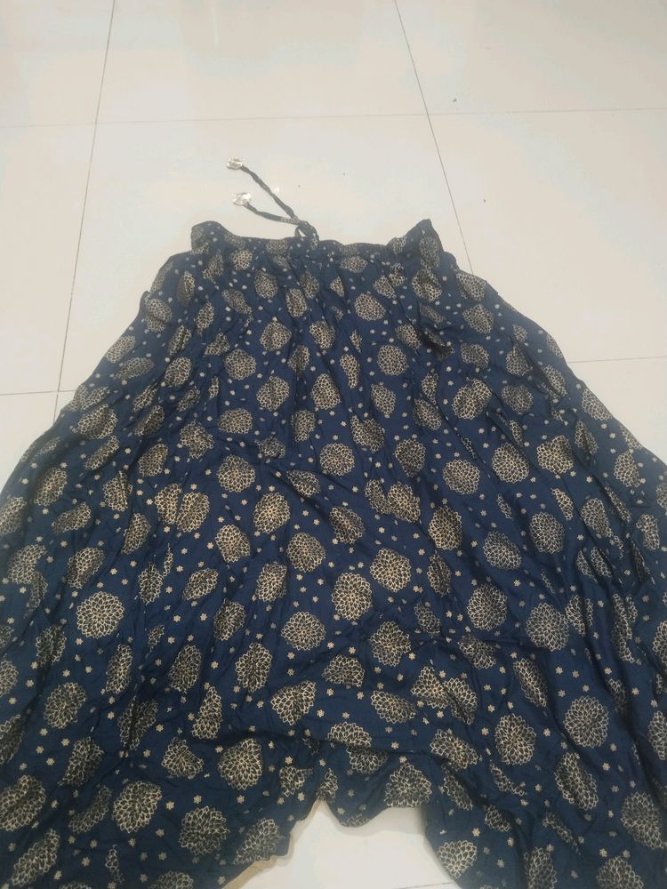 New Without Tag Navy Blue Lehanga/Skirt