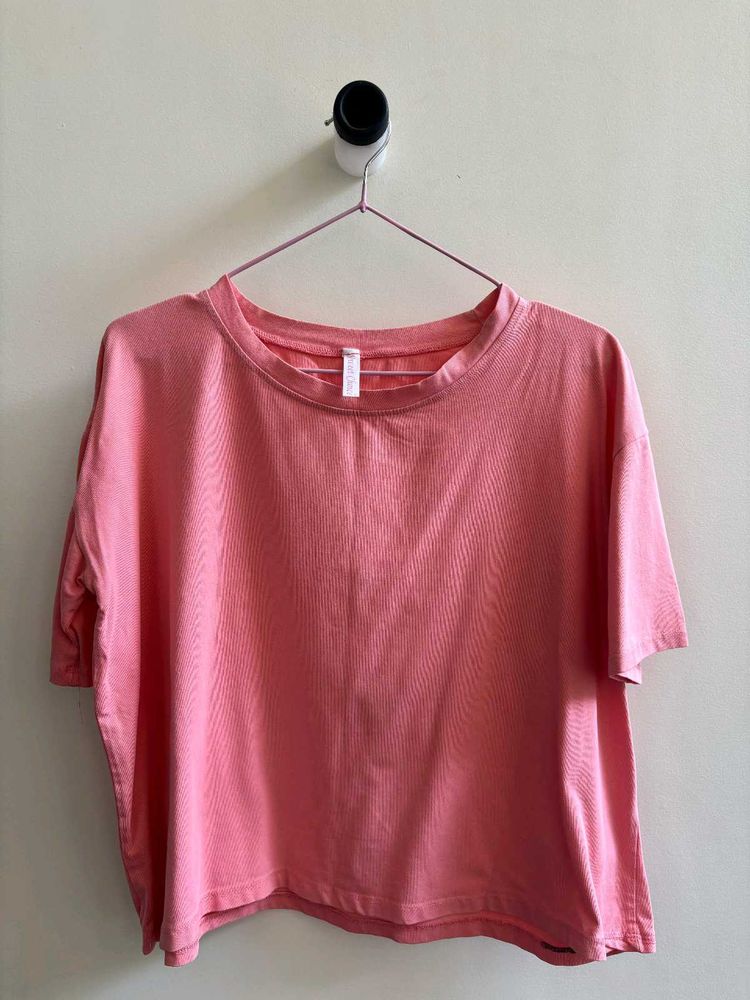 Peach Oversized Tee