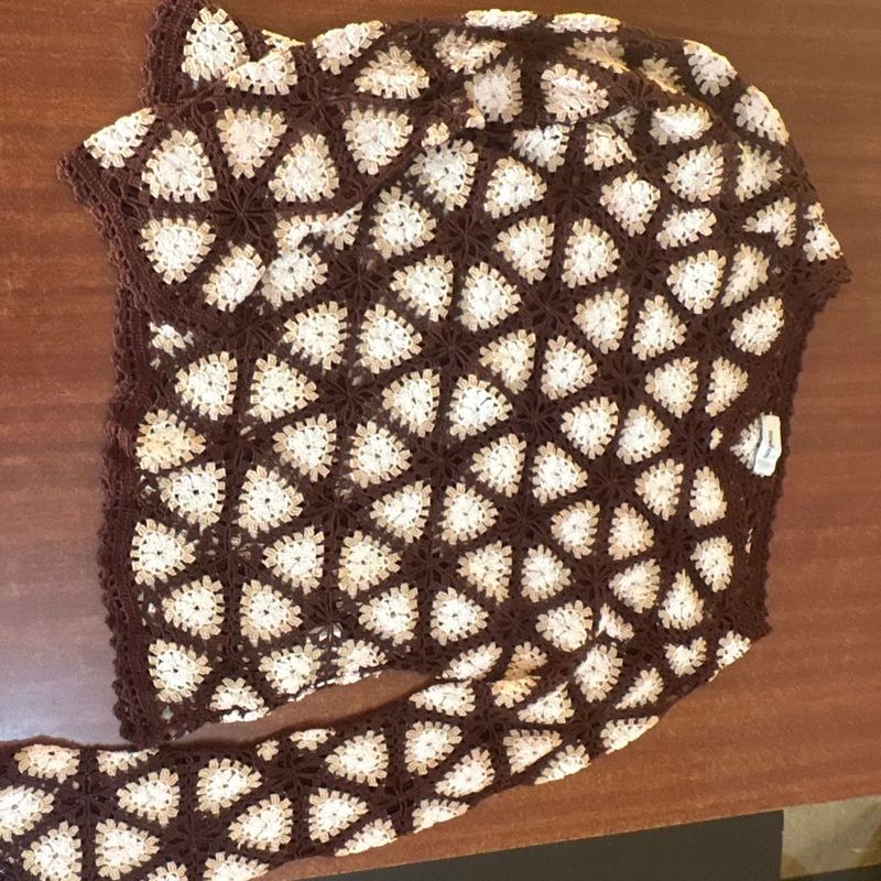 Crocheted Triangle Top