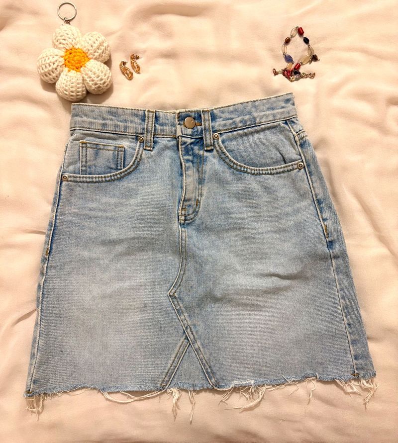 Denim skirt