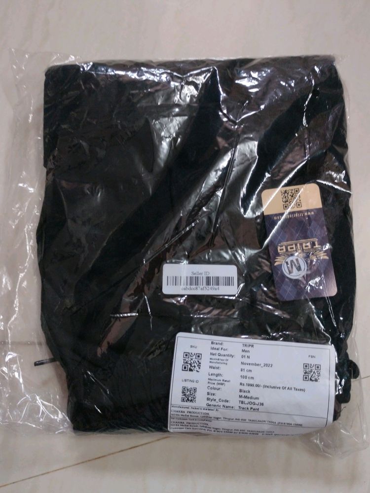 Men's Black Pant Two Pockets
