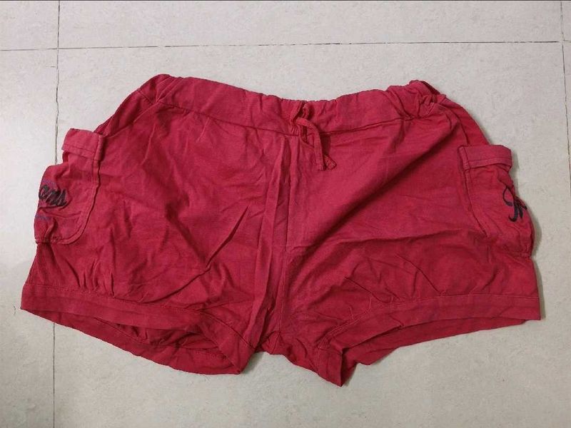 Cute Pink Cargo Shorts