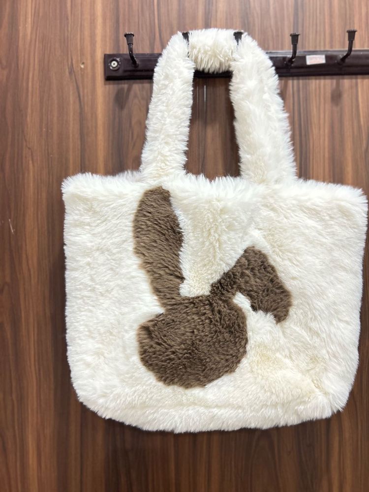 Cute Fur Tote Bag