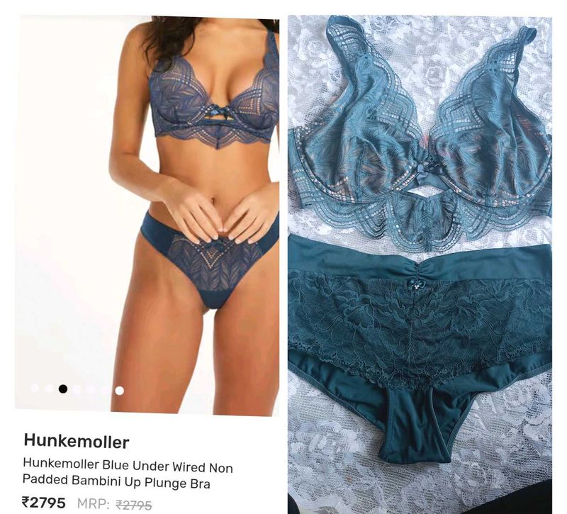 Blue Lingerie Set