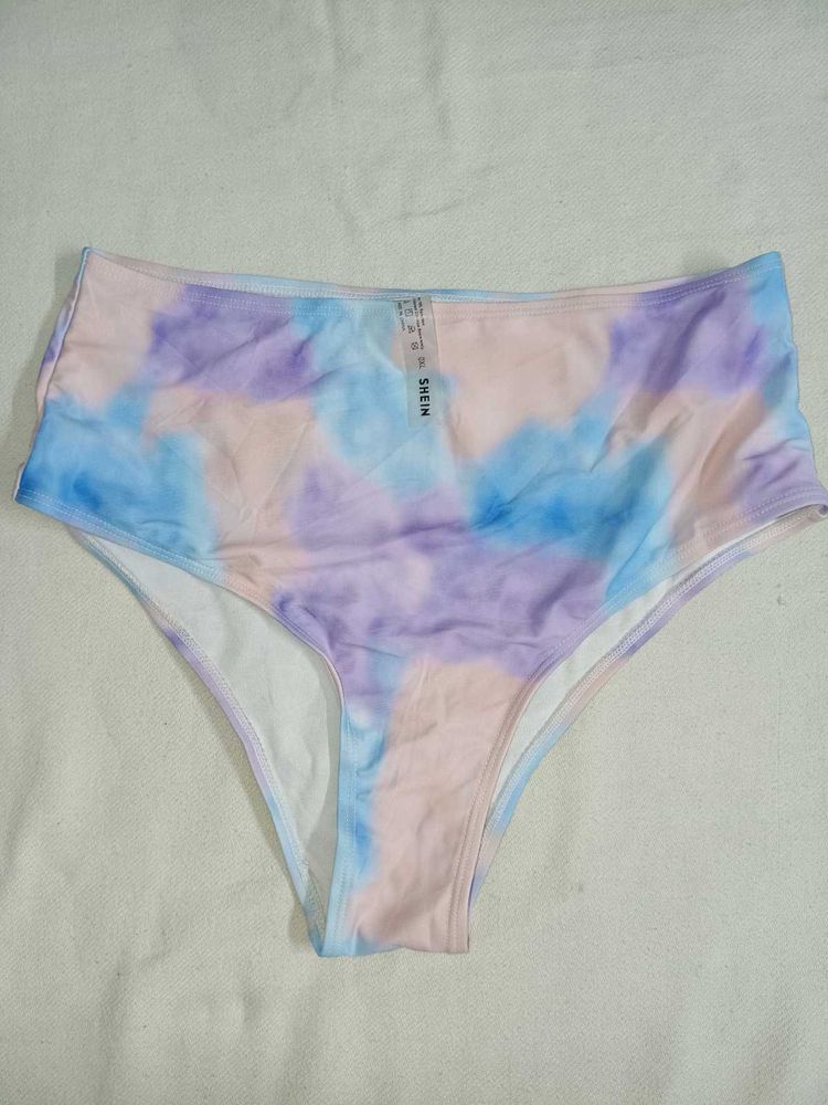 Tie-Dye High-Waisted Bikini Bottom