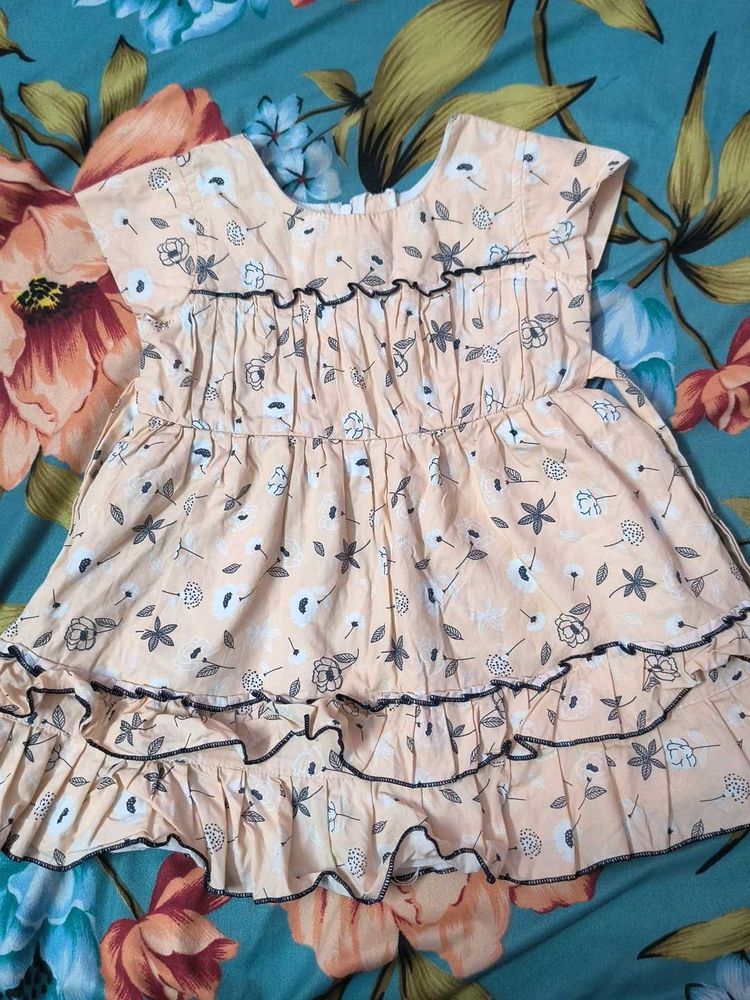 Peach dress