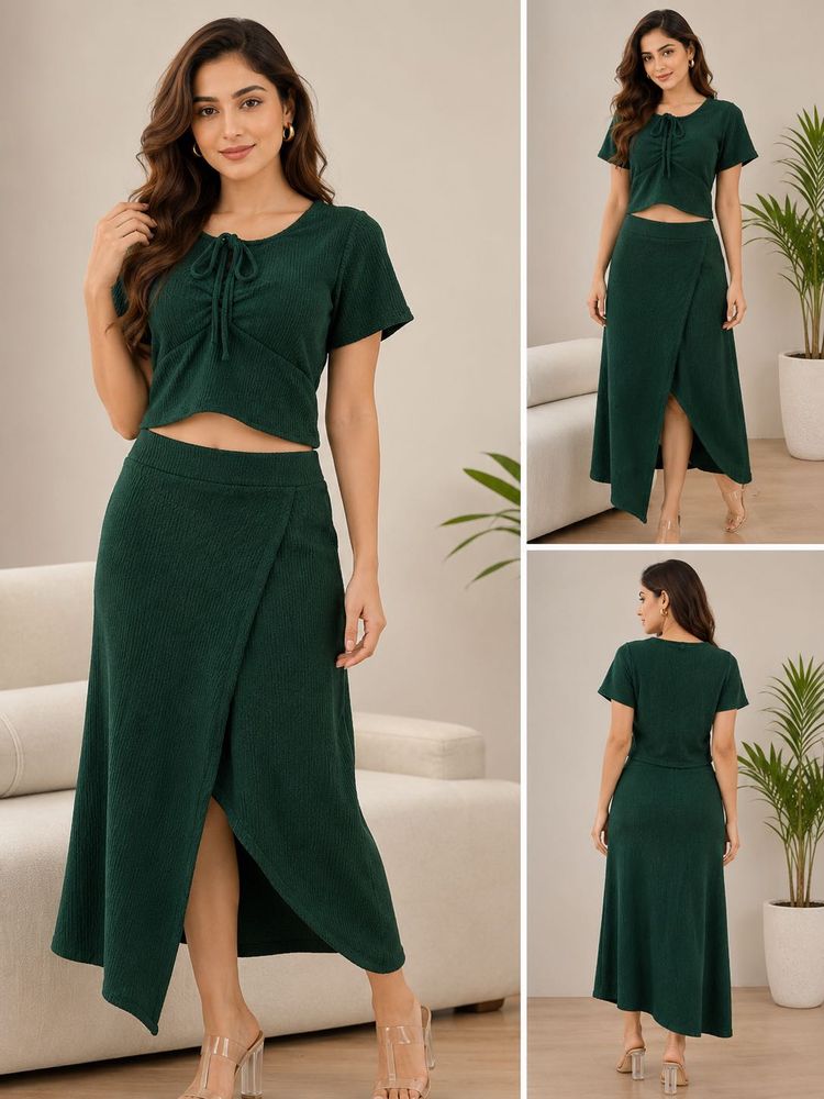 Stylish Emerald Green western set