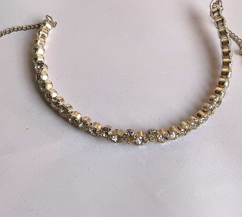 Rhinestone Choker Necklace