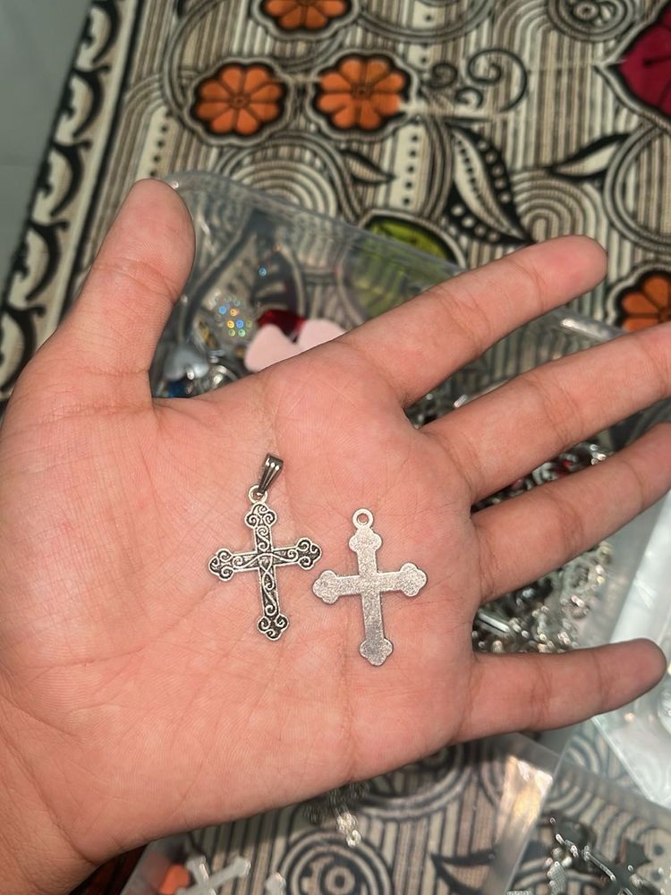 Elegant Cross Pendants Set