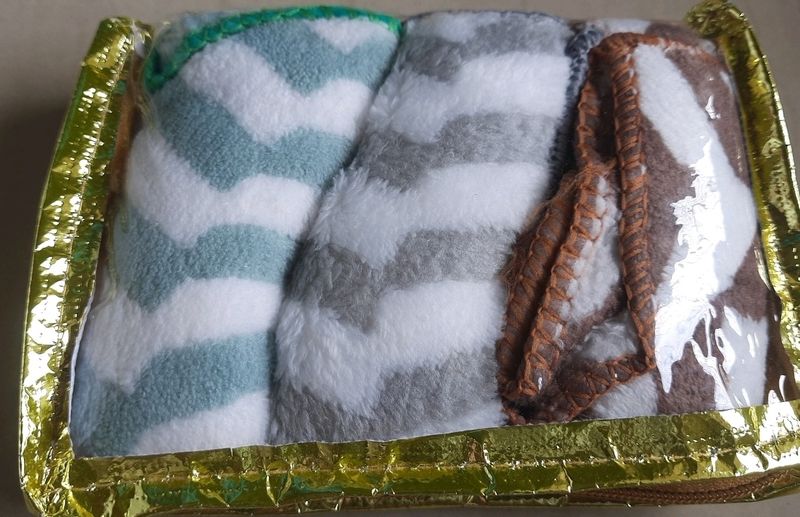 3 Soft Handkercheifs In a Bag