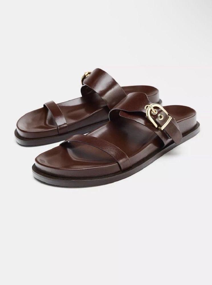Zara buckled Sandals