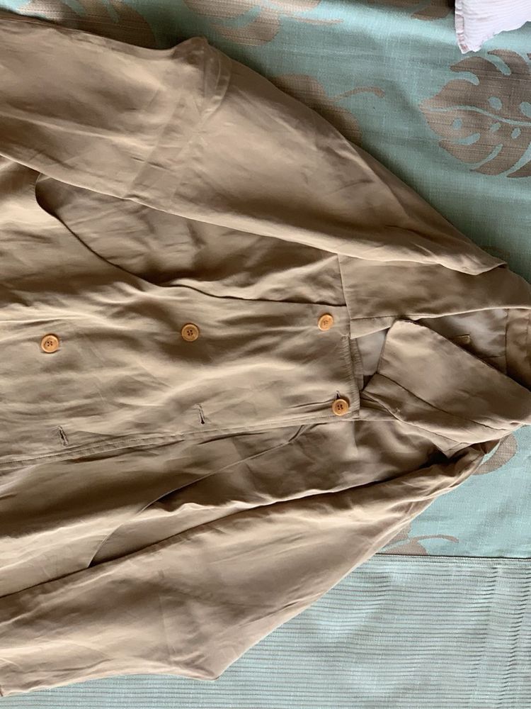 Lightweight Beige Trench Coat