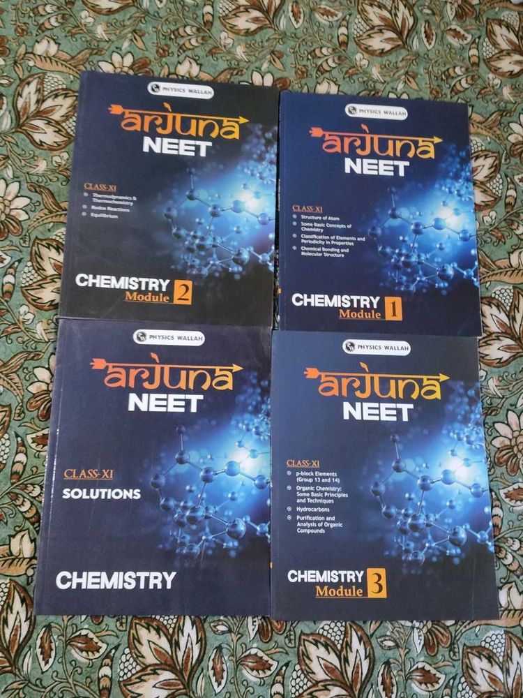 Physics Wallah Arjuna NEET XI Chemistry Books